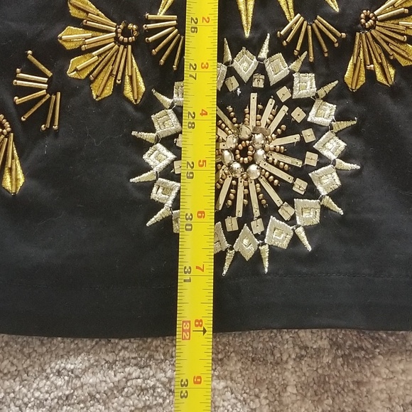 Free People mini  dress with metallic detail S4 - Picture 4 of 6